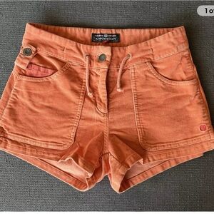 Amundsen Concord Women's Orange corduroy Shorts 3” xs